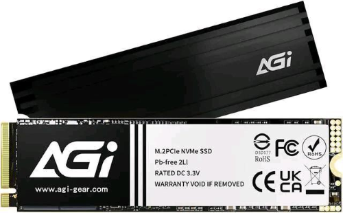 AGI AI828 SSD 1TB INTERNO M.2 2280 NVMe PCI-e 4.0 3D NAND LETTURA 7.400 MB/s SCRITTURA 5.000 MB/s